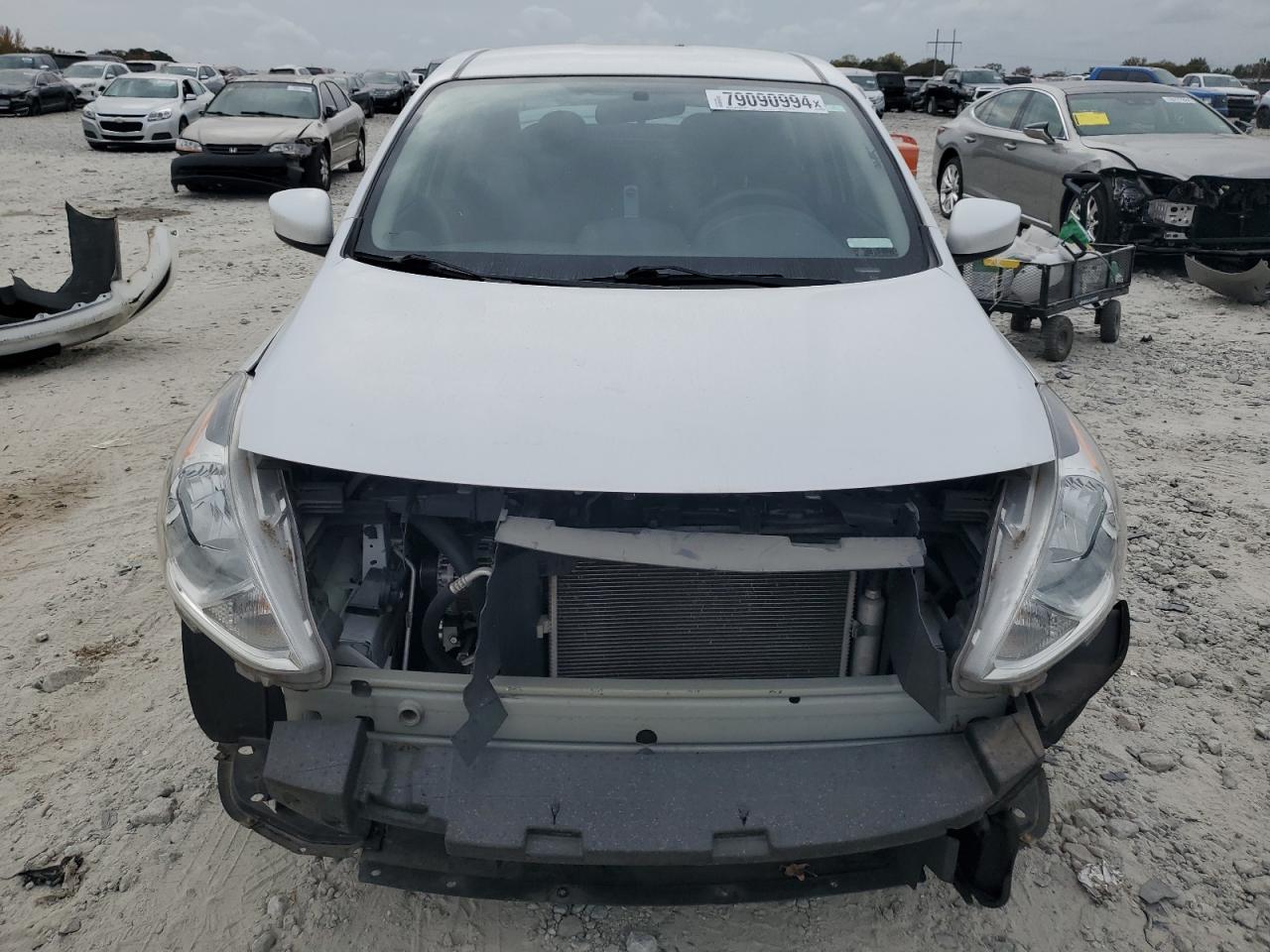 2019 Nissan Versa VIN 3N1CN7APXKL879910 Copart auction photo, rear end / front end damage thumbnail 5