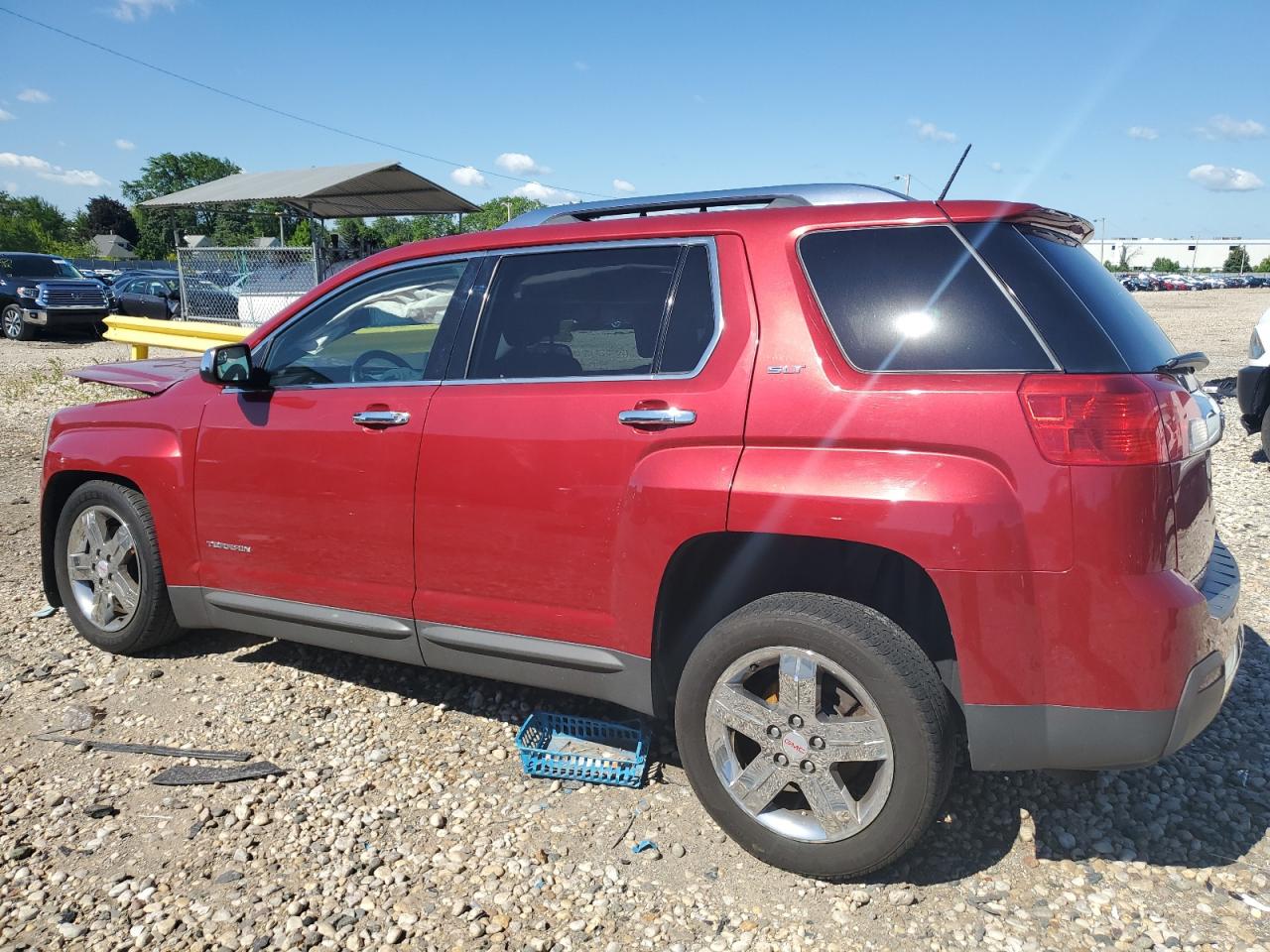 2013 GMC Terrain VIN 2GKFLXEK6D6390690 Copart auction photo, front end / side damage thumbnail 2