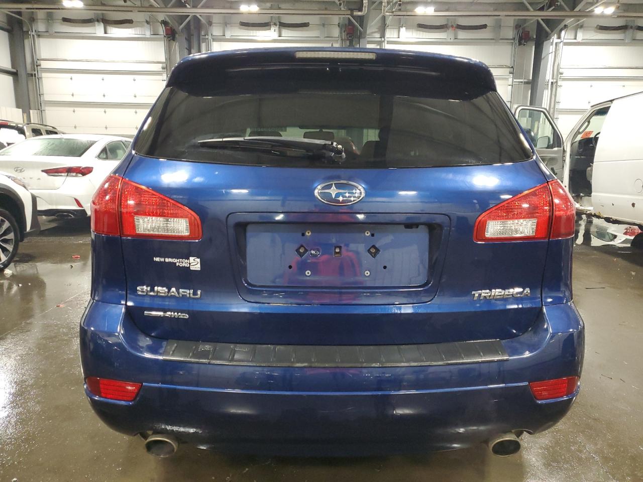 2011 Subaru Tribeca VIN 4S4WX9KD9B4402360 Copart auction photo, front end / side damage thumbnail 6