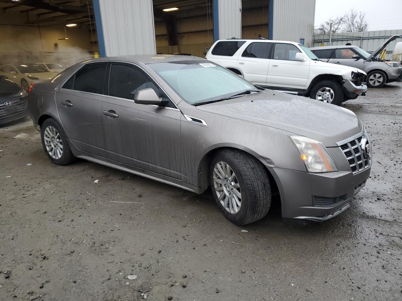 2012 Cadillac CTS VIN 1G6DA5E59C0130950 Copart auction photo, rear end / front end damage thumbnail 4