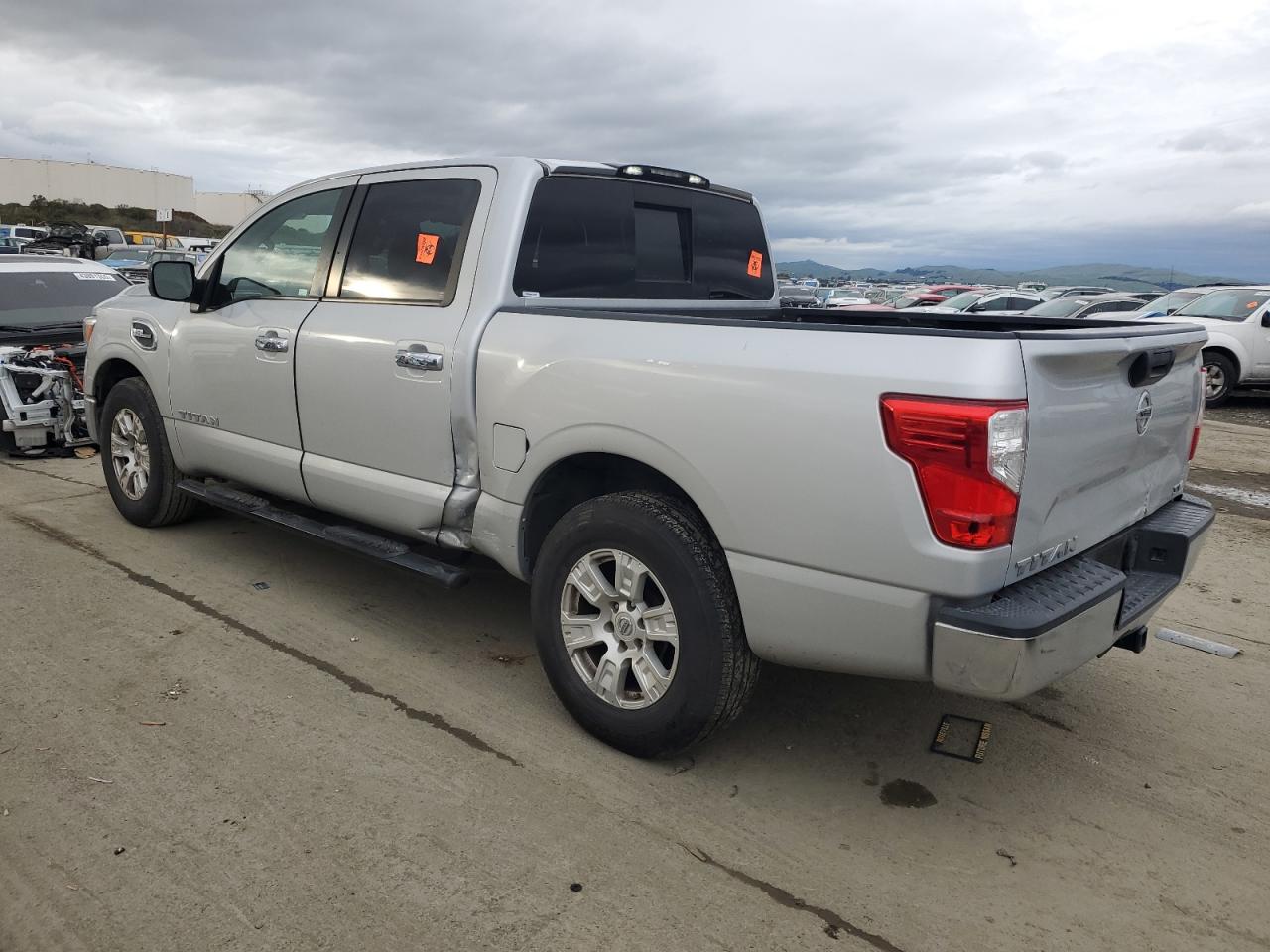 2017 Nissan Titan VIN 1N6AA1EK7HN535419 Copart auction photo, vandalism damage thumbnail 2