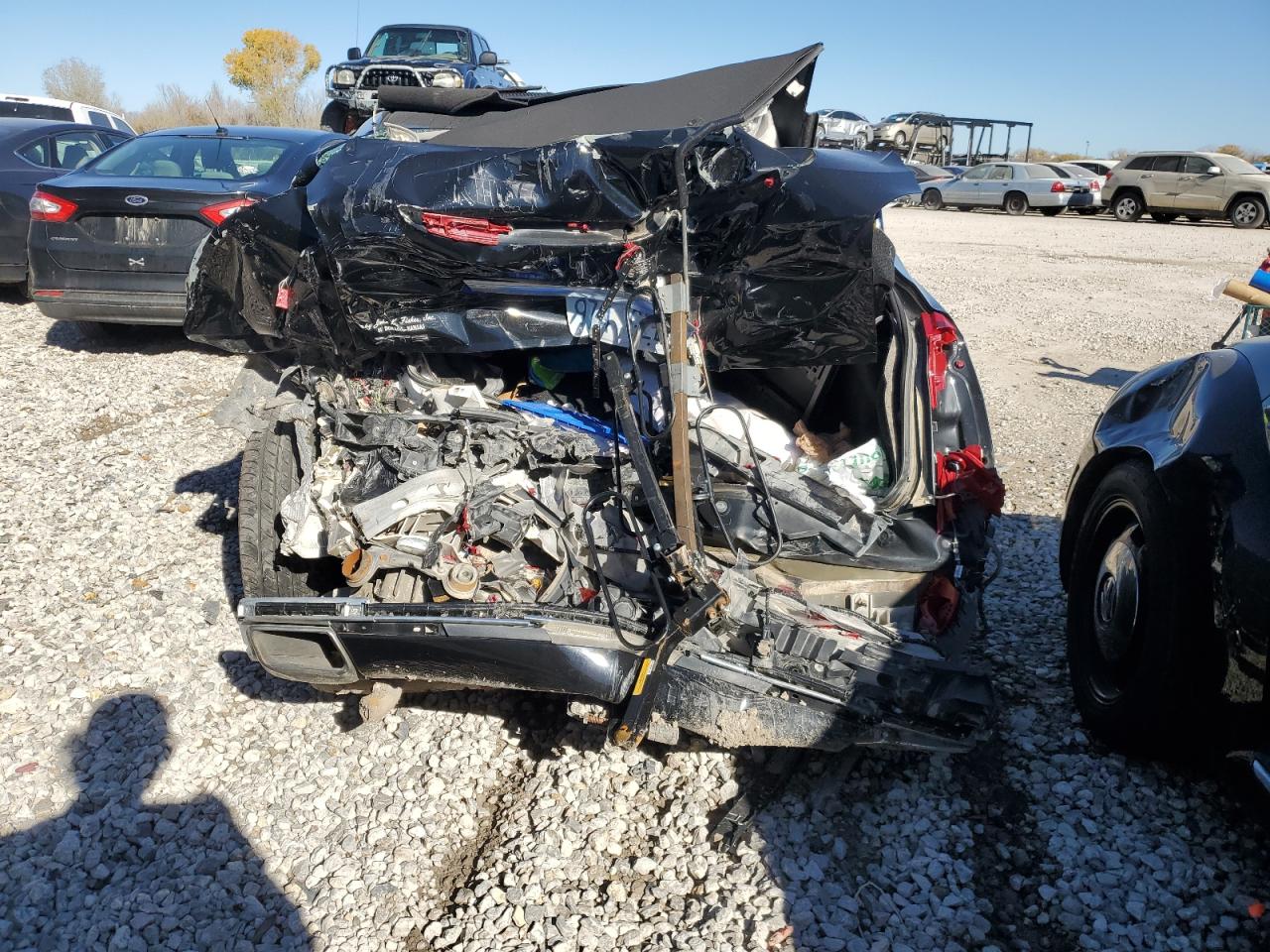 2013 Cadillac XTS VIN 2G61P5S32D9218704 Copart auction photo, rear end / minor dent/scratches damage thumbnail 6