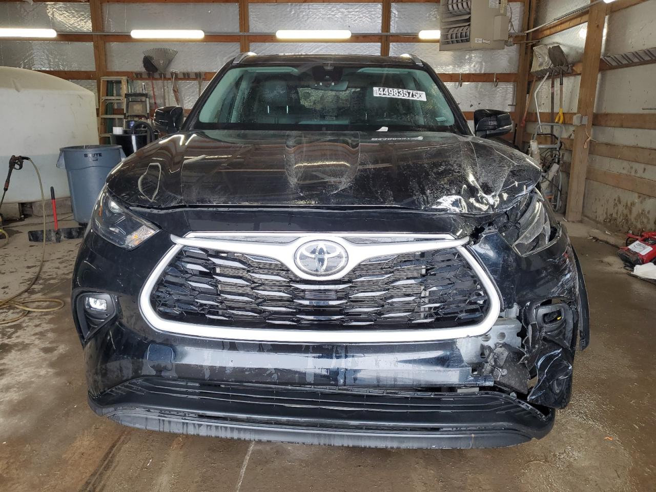 2024 Toyota Highlander VIN 5TDKDRAH3RS541110 Copart auction photo, front end / side damage thumbnail 5