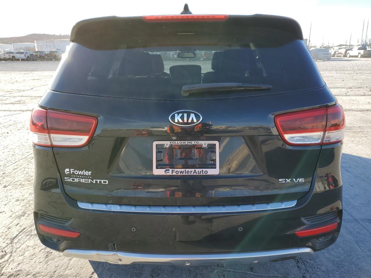2016 KIA Sorento VIN 5XYPK4A53GG088220 Copart auction photo, rear end damage thumbnail 6