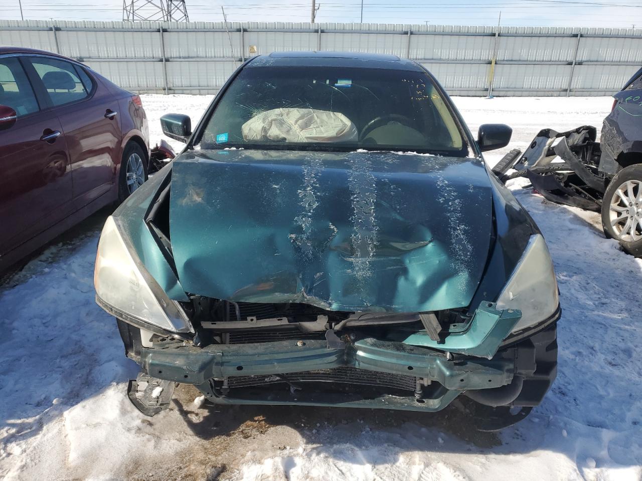 2003 Honda Accord VIN 1HGCM56673A020823 Copart auction photo, front end damage thumbnail 5
