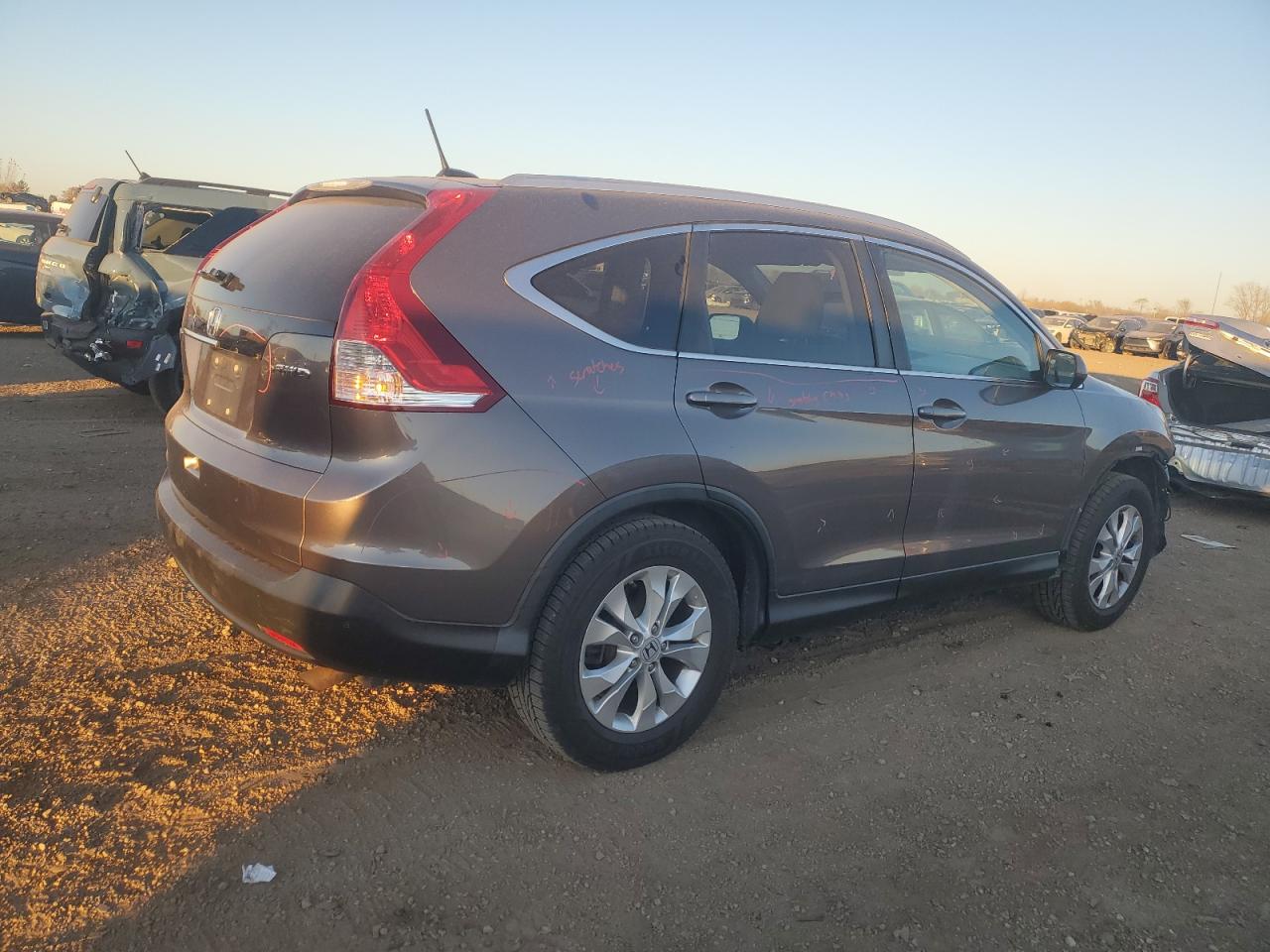 2013 Honda CR-V VIN 5J6RM4H72DL026179 Copart auction photo, front end / minor dent/scratches damage thumbnail 3