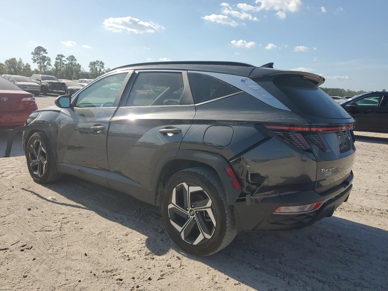 2022 Hyundai Tucson VIN 5NMJF3AEXNH044772 Copart auction photo, all over damage thumbnail 2