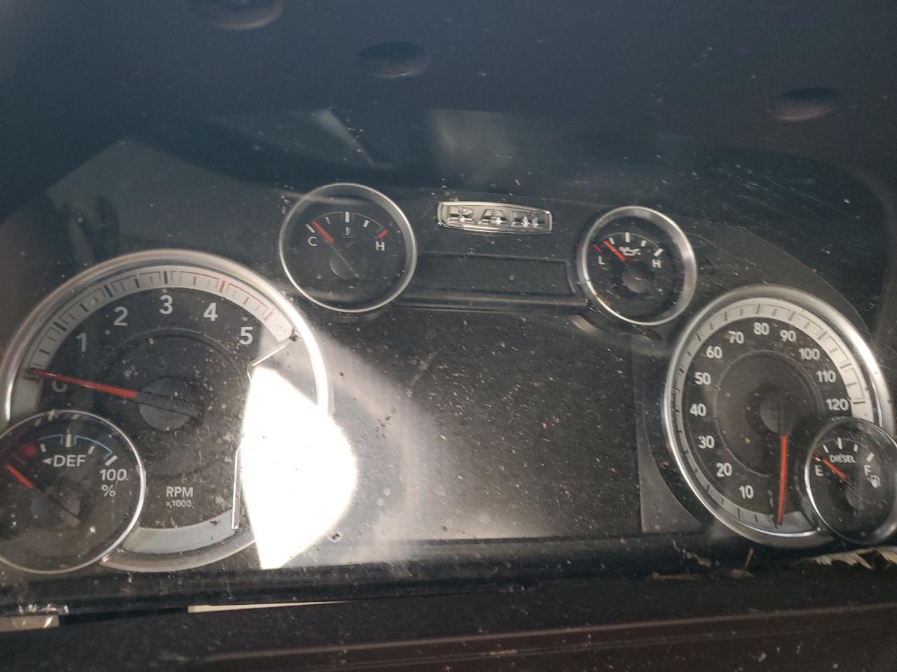 2014 RAM 3500 VIN 3C63RRJLXEG132984 Copart auction photo, all over damage thumbnail 9
