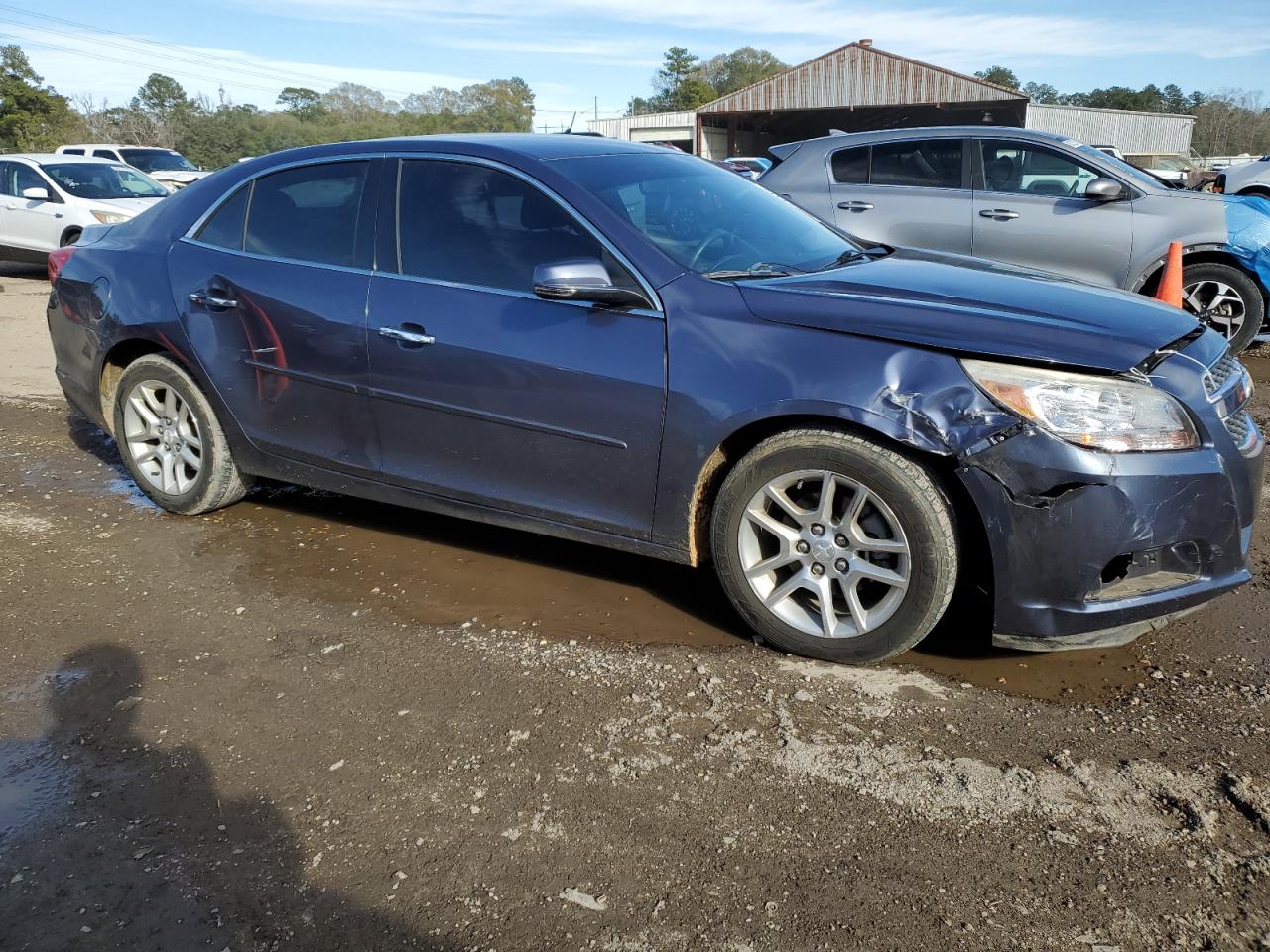 2013 Chevrolet Malibu VIN 1G11C5SA9DF297229 Copart auction photo, front end / side damage thumbnail 4