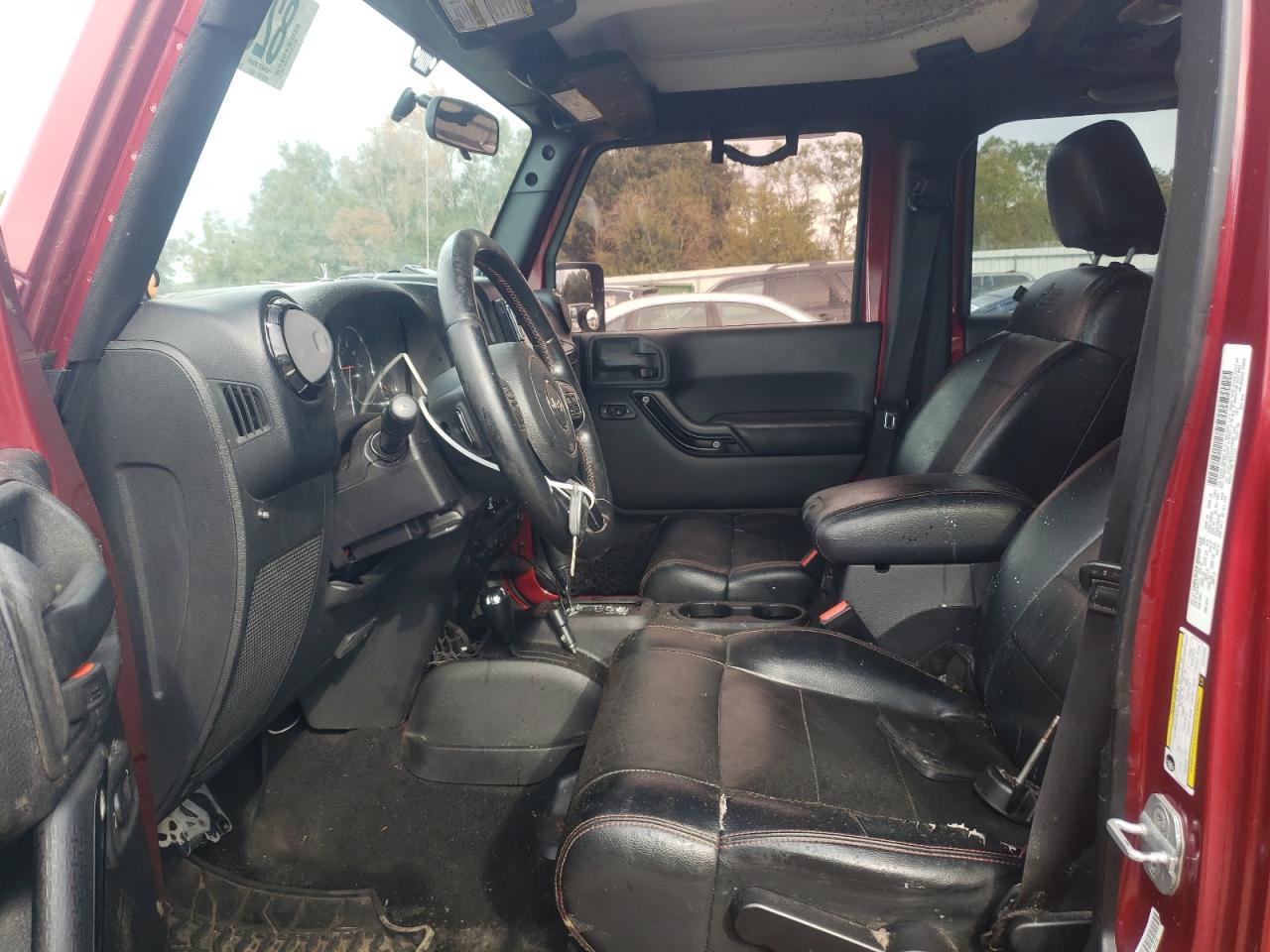 2012 Jeep Wrangler VIN 1C4HJWEG1CL273105 Copart auction photo, front end damage thumbnail 7