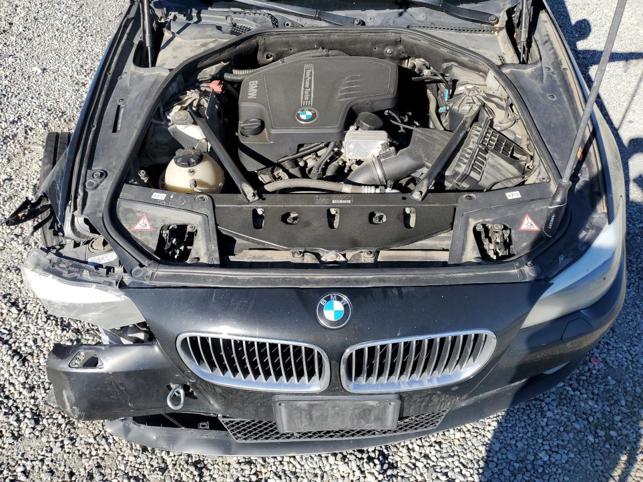 2012 BMW 5er VIN WBAXG5C55CDY28103 Copart auction photo, front end damage thumbnail 12