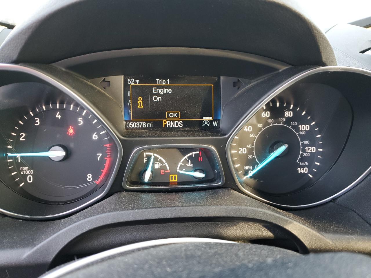 2017 Ford Escape VIN 1FMCU0GD7HUE73906 Copart auction photo, all over damage thumbnail 9