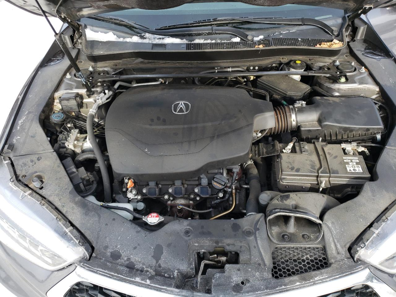 2020 Acura TLX VIN 19UUB2F33LA001930 Copart auction photo, side damage thumbnail 11