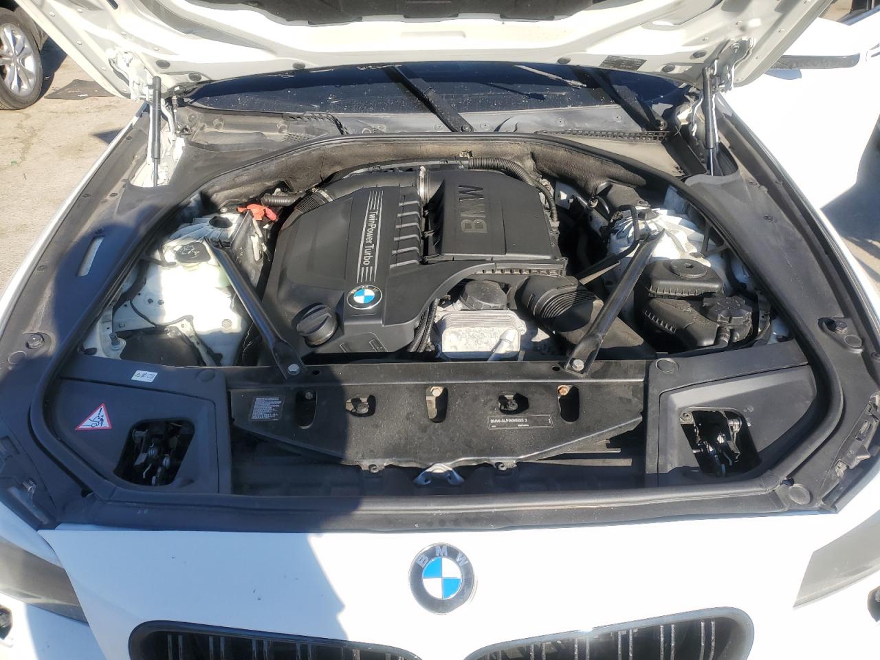 2013 BMW 5er VIN WBAFU7C54DDU72406 Copart auction photo, undercarriage damage thumbnail 13