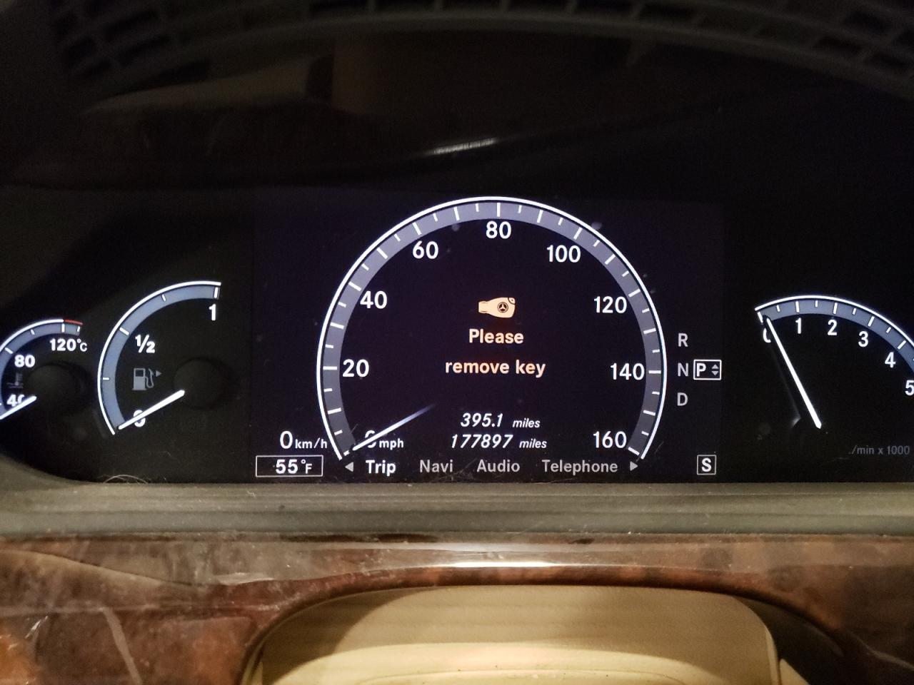 2007 Mercedes-Benz S-klasse VIN WDDNG86X07A111565 Copart auction photo, front end damage thumbnail 9