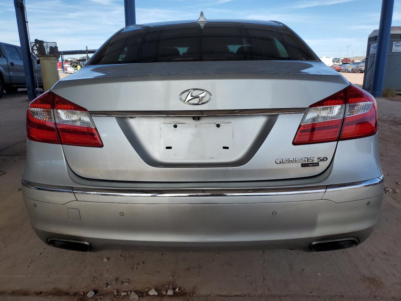 2012 Hyundai Genesis VIN KMHGC4DH2CU192978 Copart auction photo, front end damage thumbnail 6