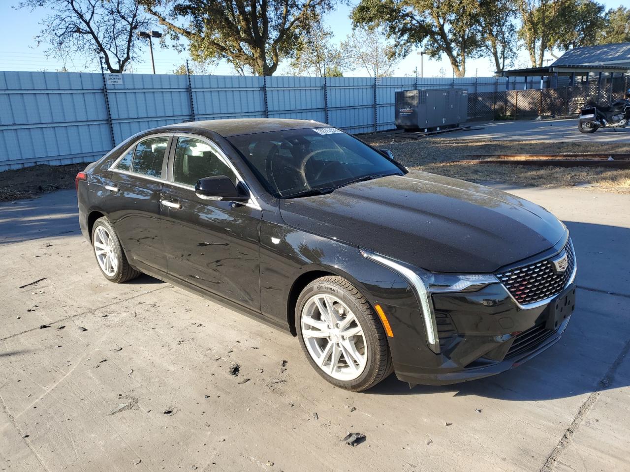 2021 Cadillac CT4 VIN 1G6DA5RK8M0144825 Copart auction photo, side damage thumbnail 4