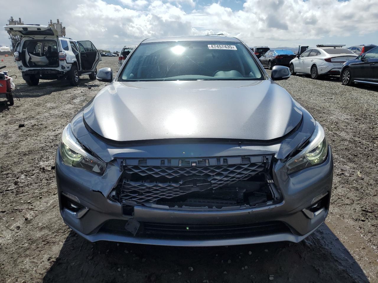 2020 Infiniti Q50 VIN JN1EV7AP5LM208869 Copart auction photo, front end / minor dent/scratches damage thumbnail 5