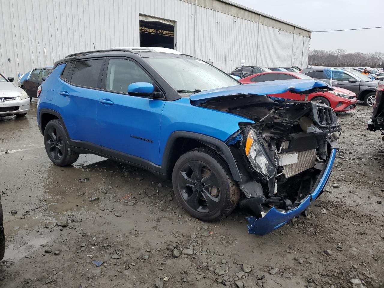 2021 Jeep Compass VIN 3C4NJDBB7MT546733 Copart auction photo, front end damage thumbnail 4
