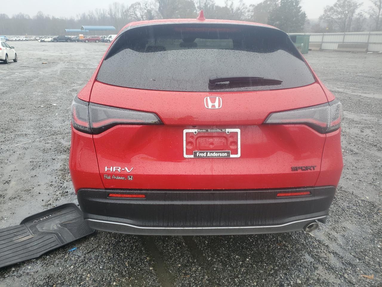 2024 Honda HR-V VIN 3CZRZ1H56RM745648 Copart auction photo, side damage thumbnail 6