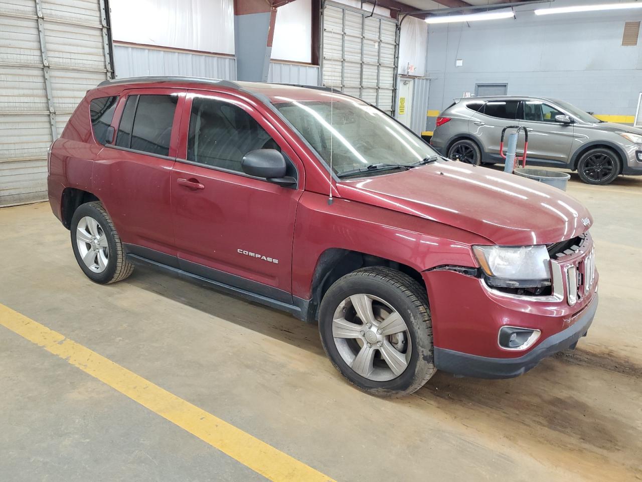 2015 Jeep Compass VIN 1C4NJCEAXFD164878 Copart auction photo, front end damage thumbnail 4