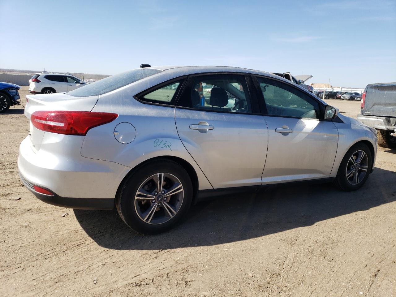 2018 Ford Focus VIN 1FADP3FE5JL241561 Copart auction photo, top/roof / side damage thumbnail 3
