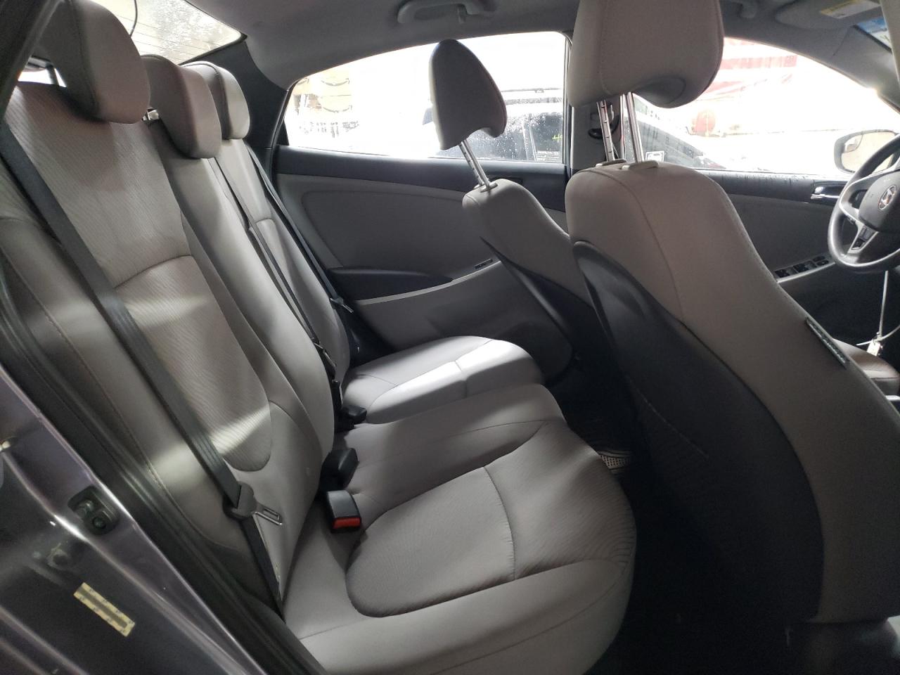 2014 Hyundai Accent VIN KMHCU4AE9EU598880 Copart auction photo, rear end damage thumbnail 10