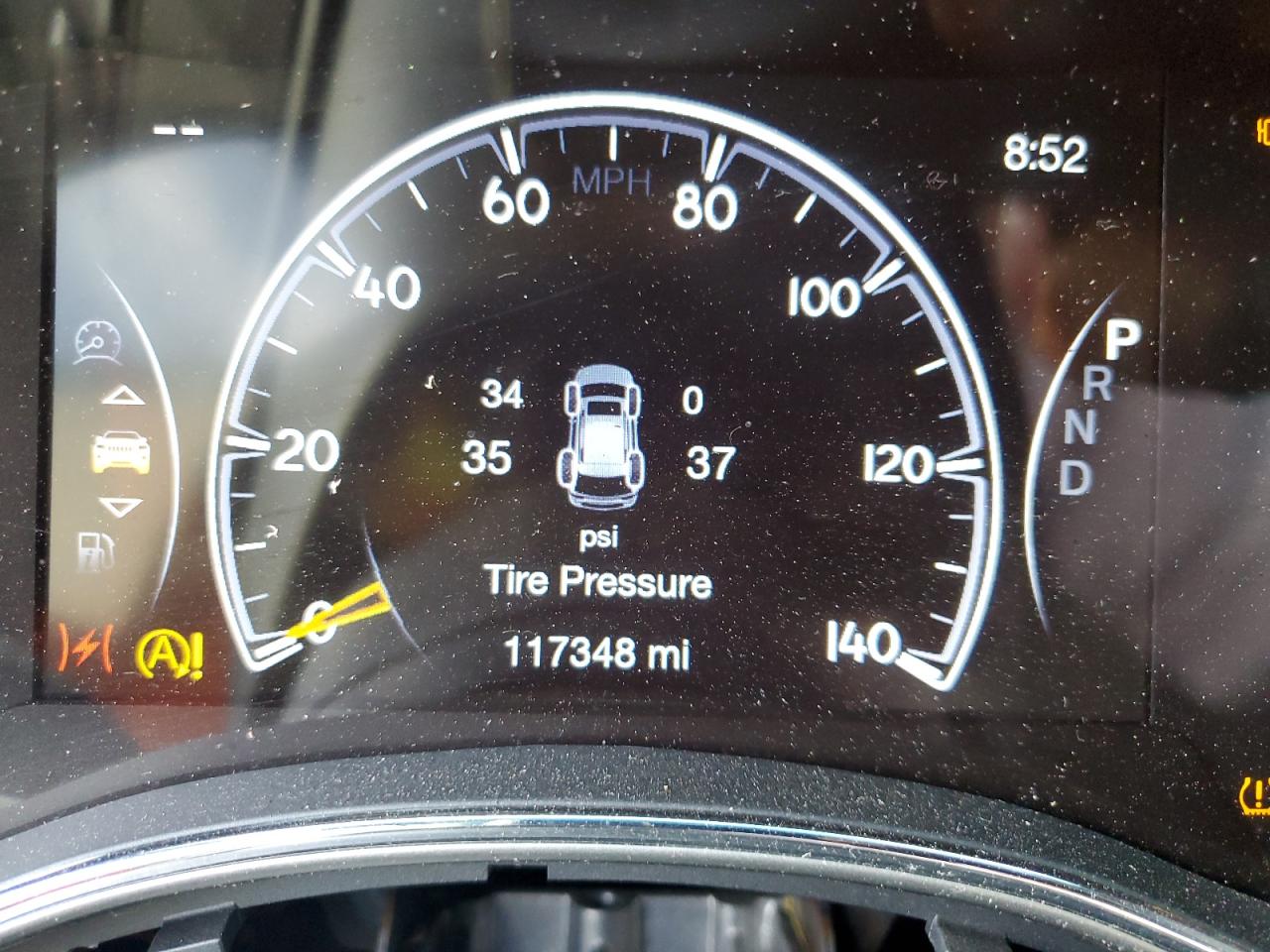 2018 Jeep Grand Cherokee VIN 1C4RJEBG7JC125301 Copart auction photo, front end damage thumbnail 9