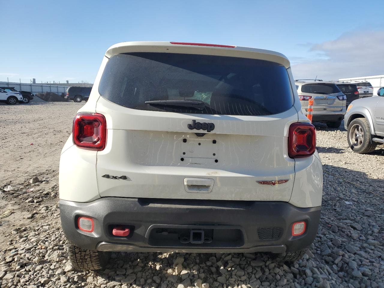 2021 Jeep Renegade VIN ZACNJDC14MPM53369 Copart auction photo, front end / top/roof damage thumbnail 6
