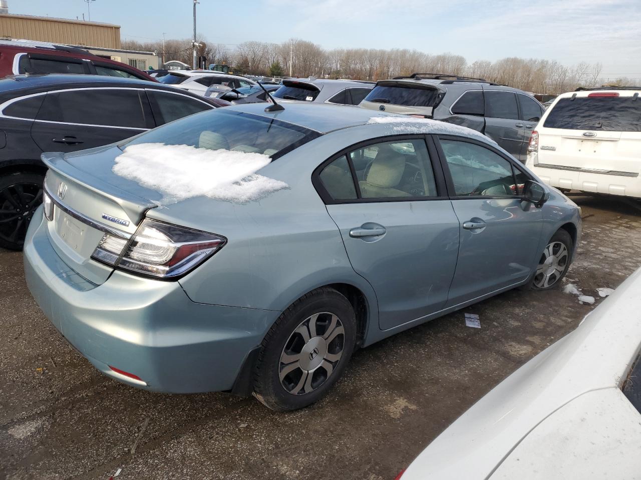 2014 Honda Civic VIN 19XFB4F20EE000082 Copart auction photo, side damage thumbnail 3