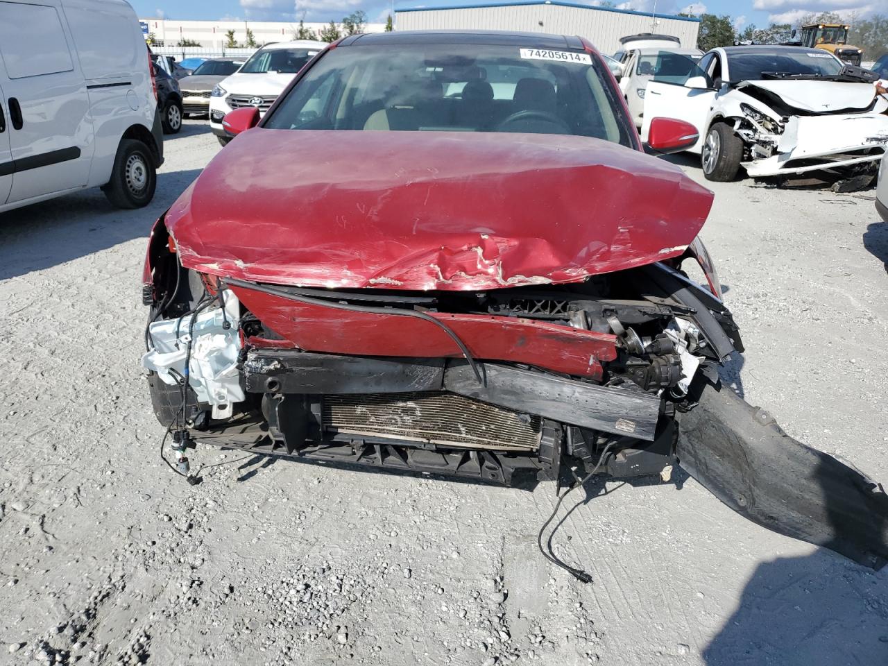 2020 Hyundai Elantra VIN KMHH35LE0LU145966 Copart auction photo, front end damage thumbnail 5