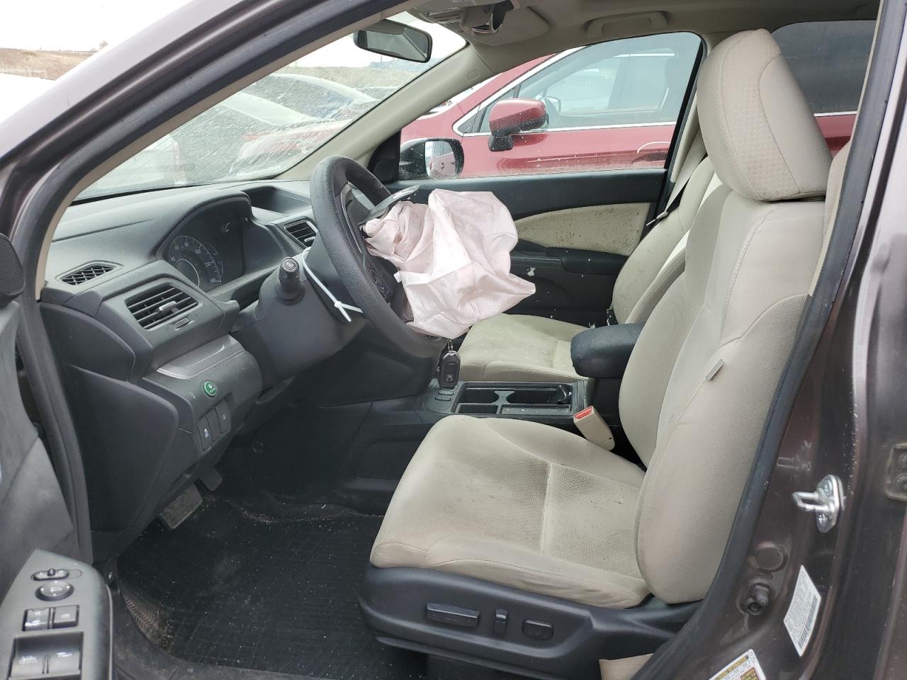 2015 Honda CR-V VIN 2HKRM4H59FH664697 Copart auction photo, front end / hail damage thumbnail 7