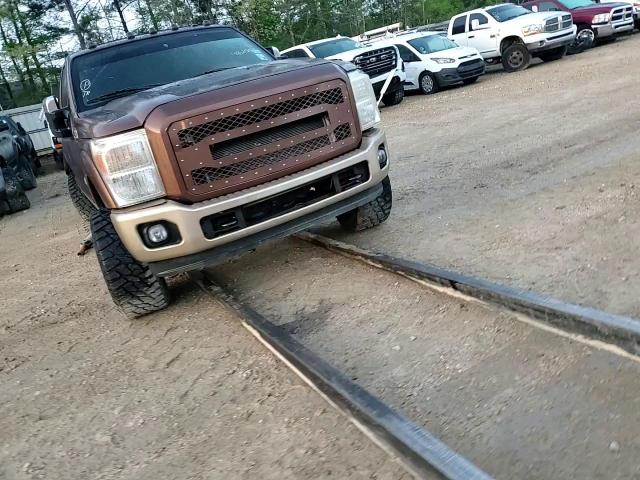 2011 Ford F250 VIN 1FT7W2BT5BEA67327 Copart auction photo, side damage thumbnail 11