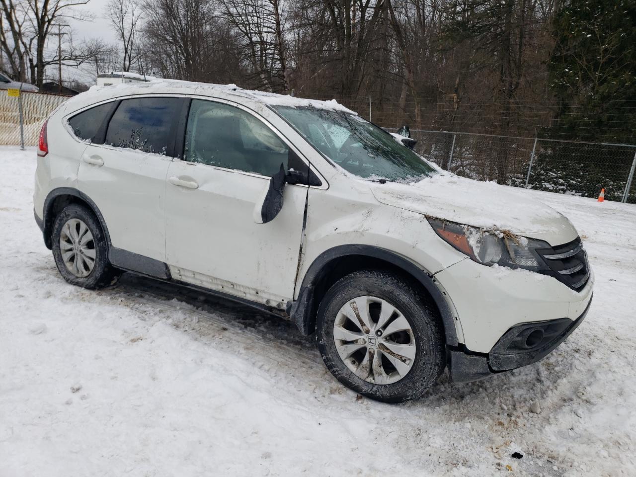 2014 Honda CR-V VIN 5J6RM4H78EL027421 Copart auction photo, rollover damage thumbnail 4