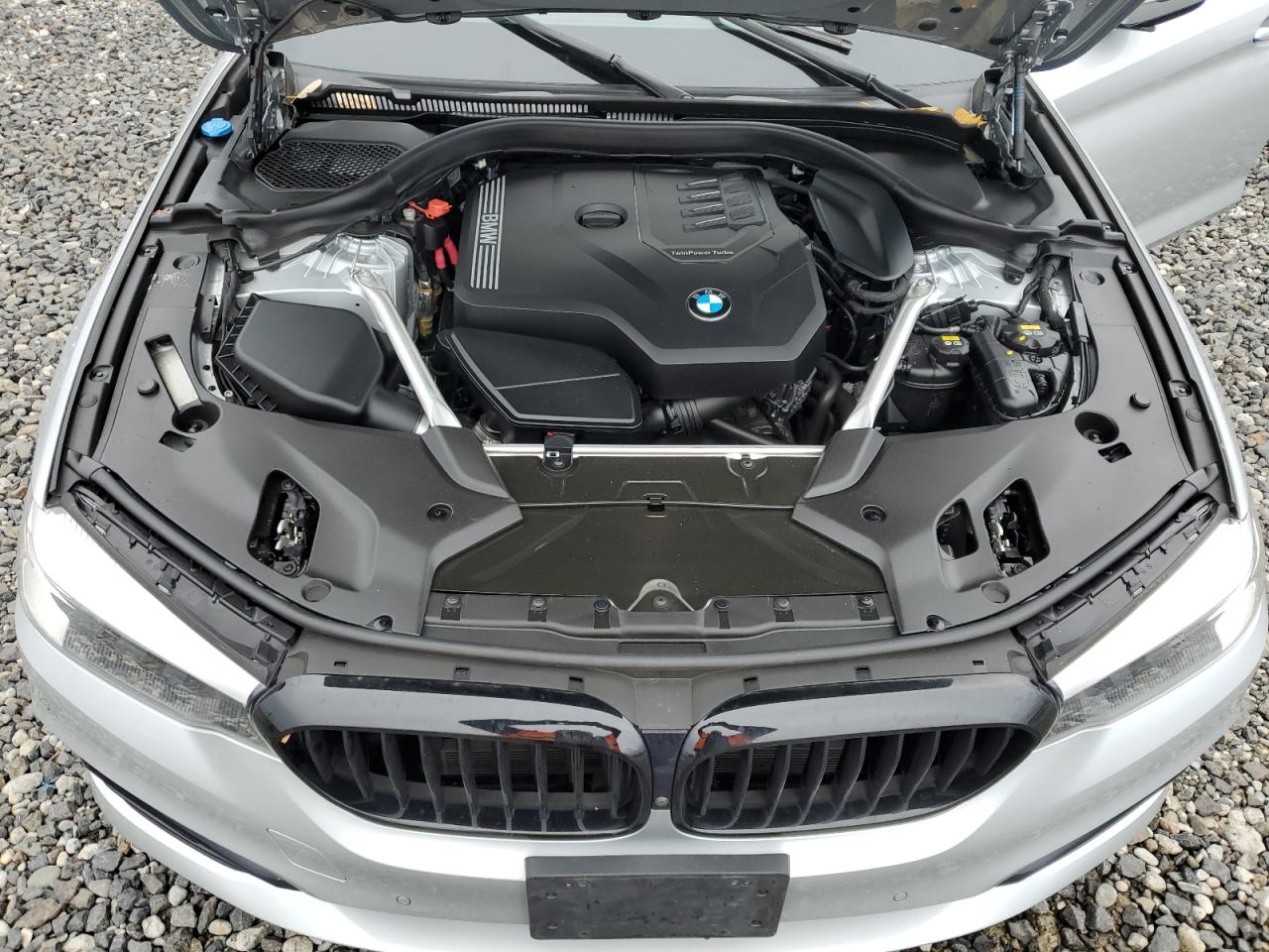 2020 BMW 5er VIN WBAJR7C03LWW73068 Copart auction photo, side / undercarriage damage thumbnail 12