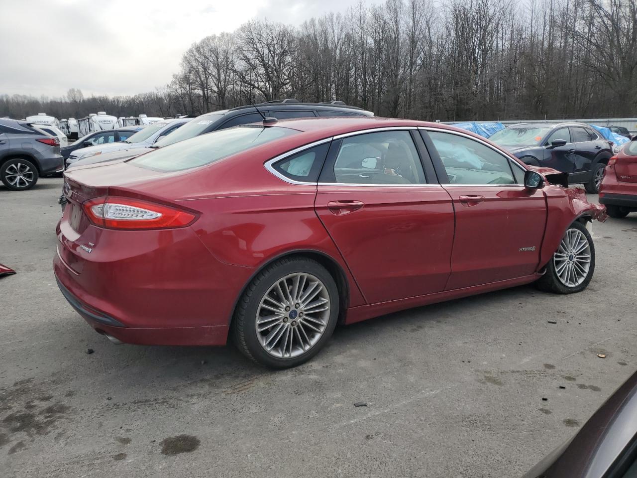 2014 Ford Fusion VIN 3FA6P0LU5ER145861 Copart auction photo, front end / mechanical damage thumbnail 3