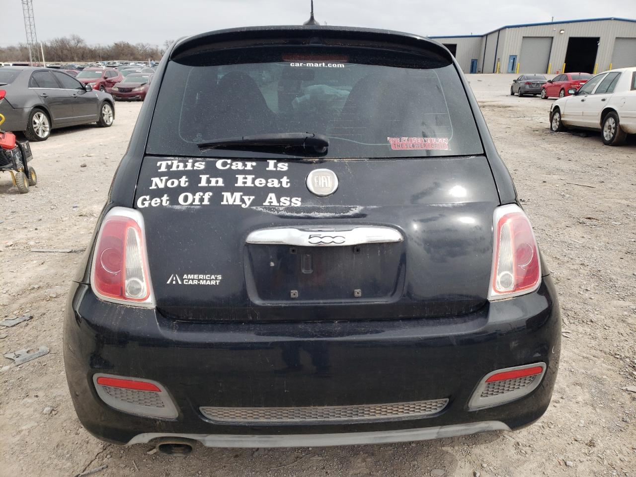 2012 Fiat 500 VIN 3C3CFFBR0CT269797 Copart auction photo, front end / minor dent/scratches damage thumbnail 6