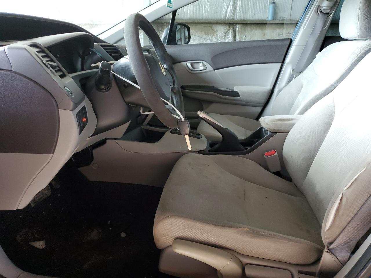 2012 Honda Civic VIN 2HGFB2F26CH501243 Copart auction photo, side / front end damage thumbnail 7