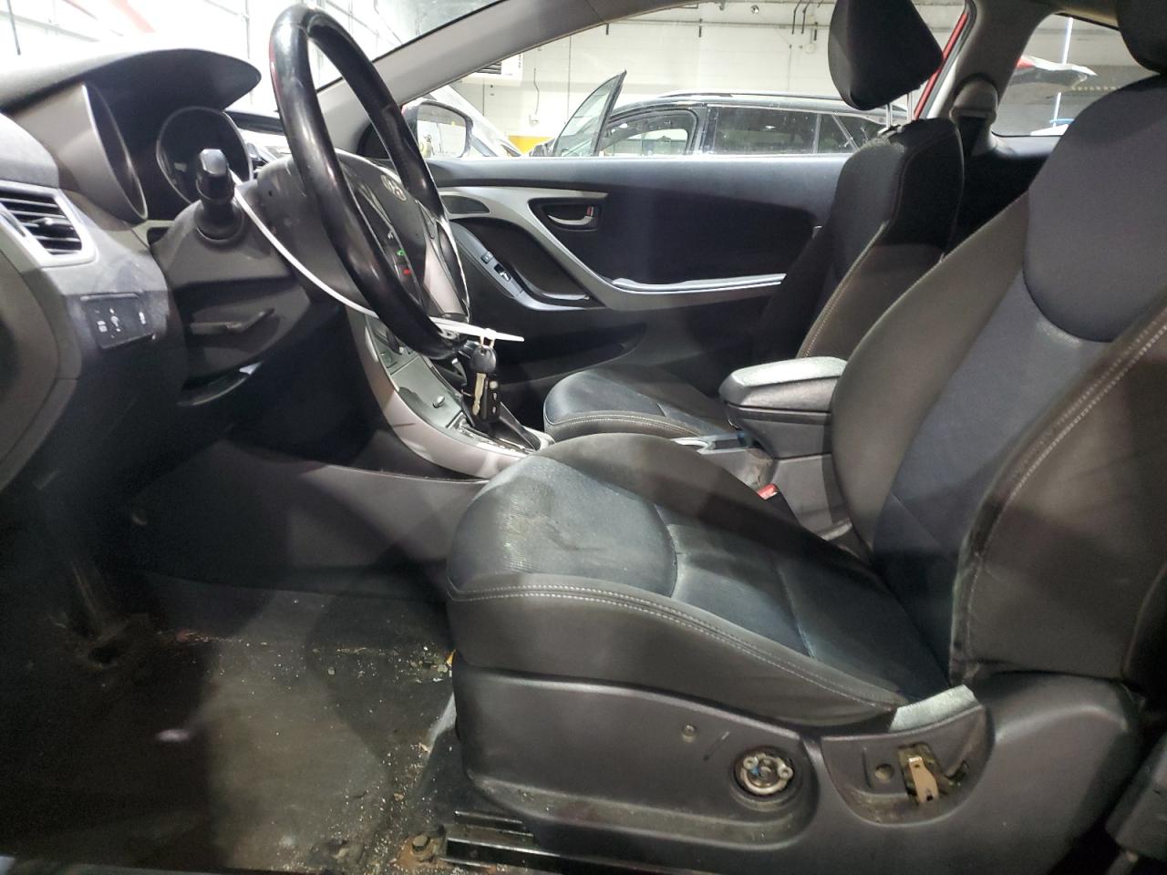 2014 Hyundai Elantra VIN KMHDH6AH6EU026311 Copart auction photo, front end / minor dent/scratches damage thumbnail 7