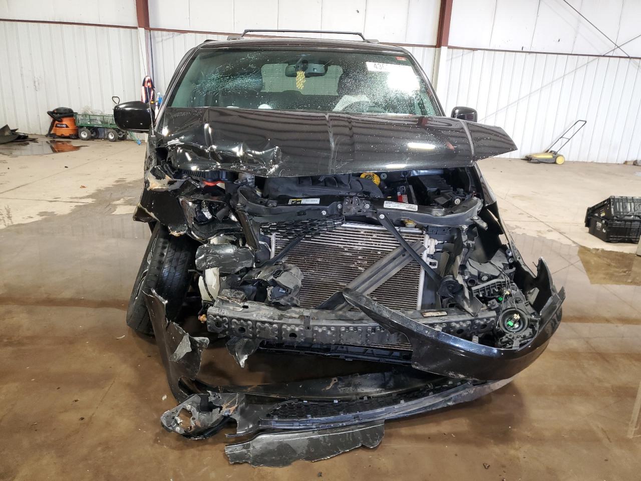 2017 Dodge Caravan VIN 2C4RDGEG1HR824990 Copart auction photo, front end / undercarriage damage thumbnail 5