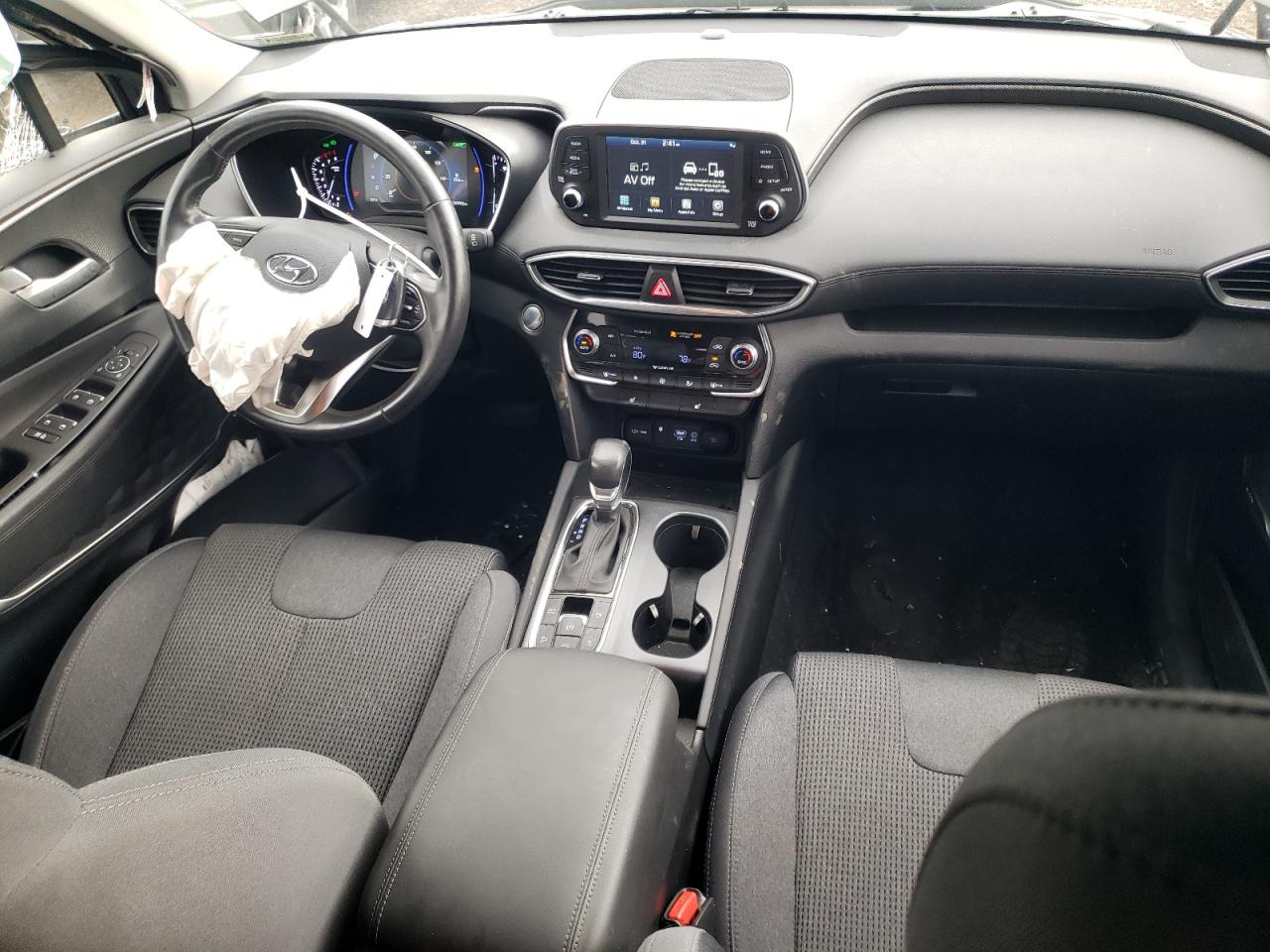 2020 Hyundai Santa Fe VIN 5NMS3CAD9LH243880 Copart auction photo, side / front end damage thumbnail 8