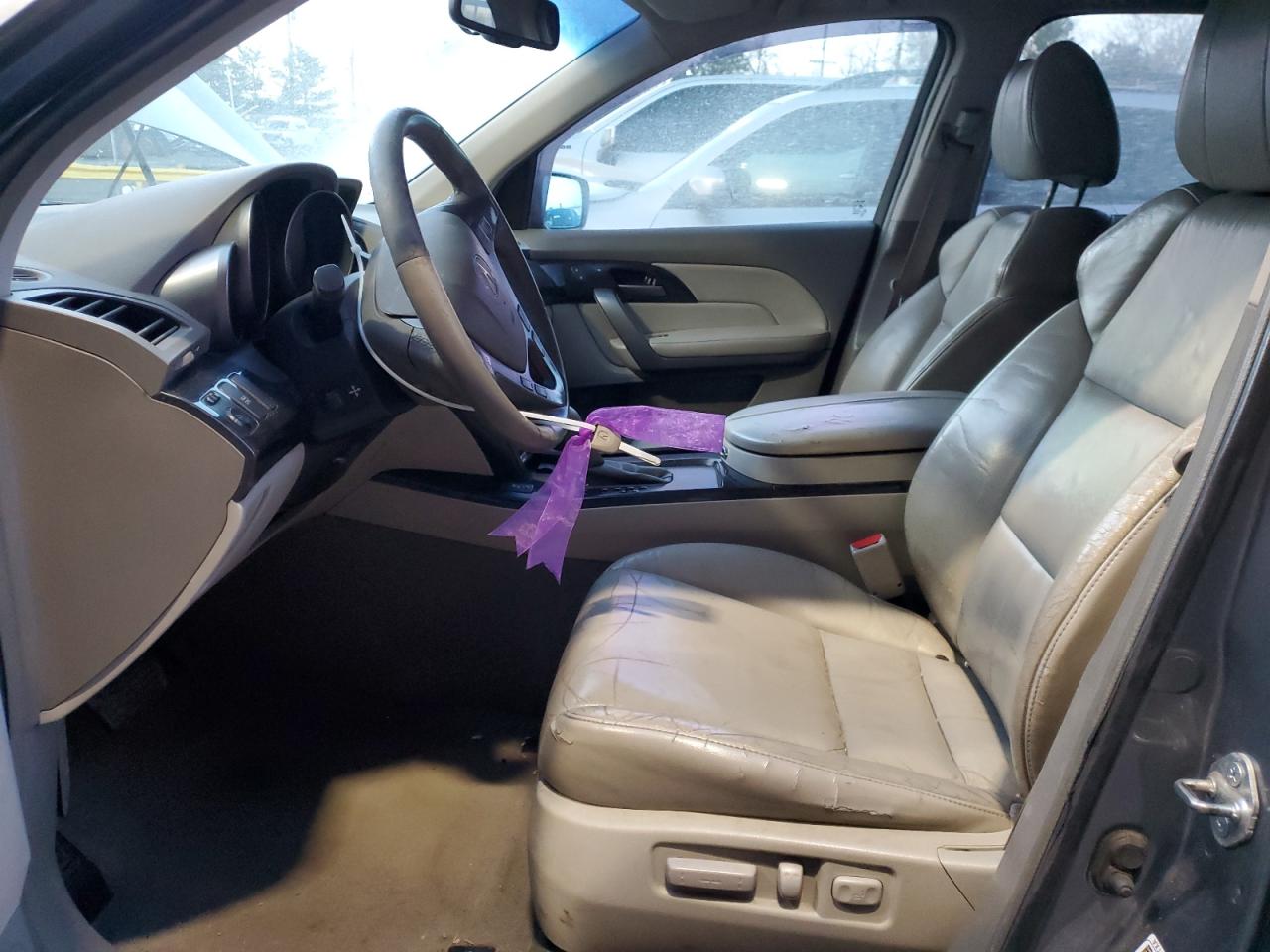 2008 Acura MDX VIN 2HNYD28428H516419 Copart auction photo, side / front end damage thumbnail 7