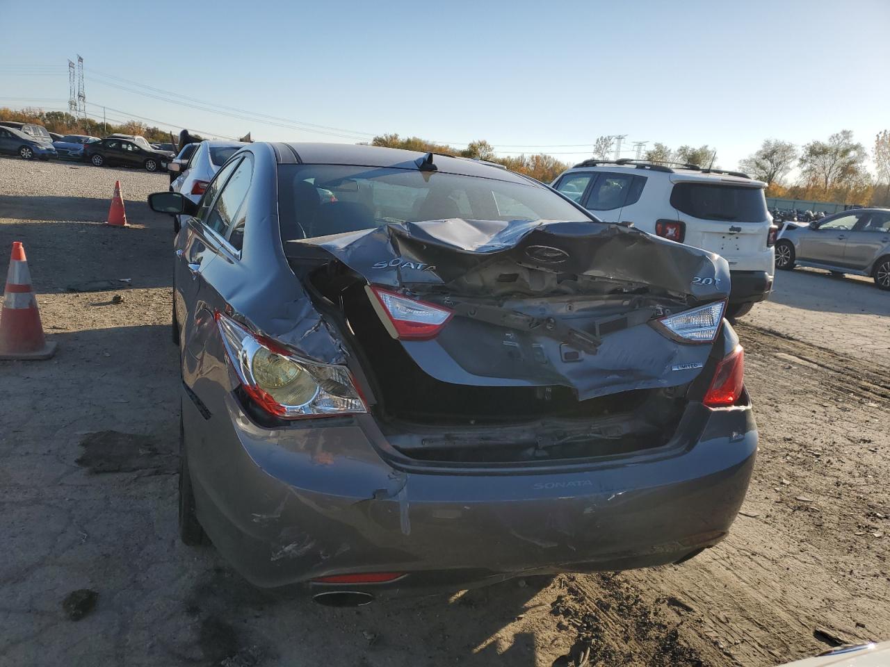 2012 Hyundai Sonata VIN 5NPEC4AB6CH470870 Copart auction photo, all over damage thumbnail 6