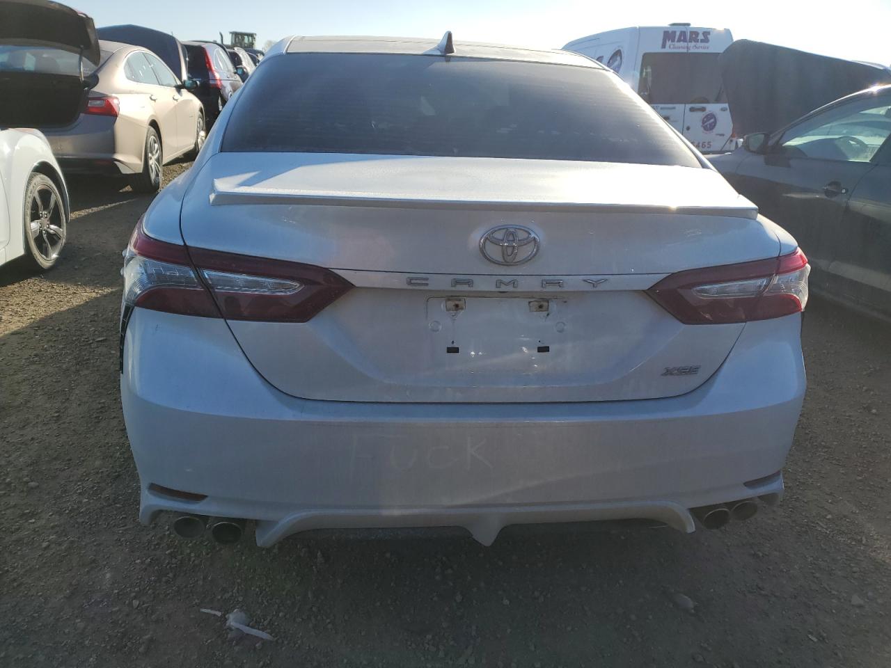 2019 Toyota Camry VIN 4T1B61HKXKU707259 Copart auction photo, side / rear end damage thumbnail 6