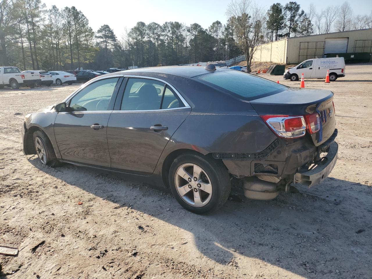 2013 Chevrolet Malibu VIN 1G11C5SA6DF174357 Copart auction photo, rear end / side damage thumbnail 2