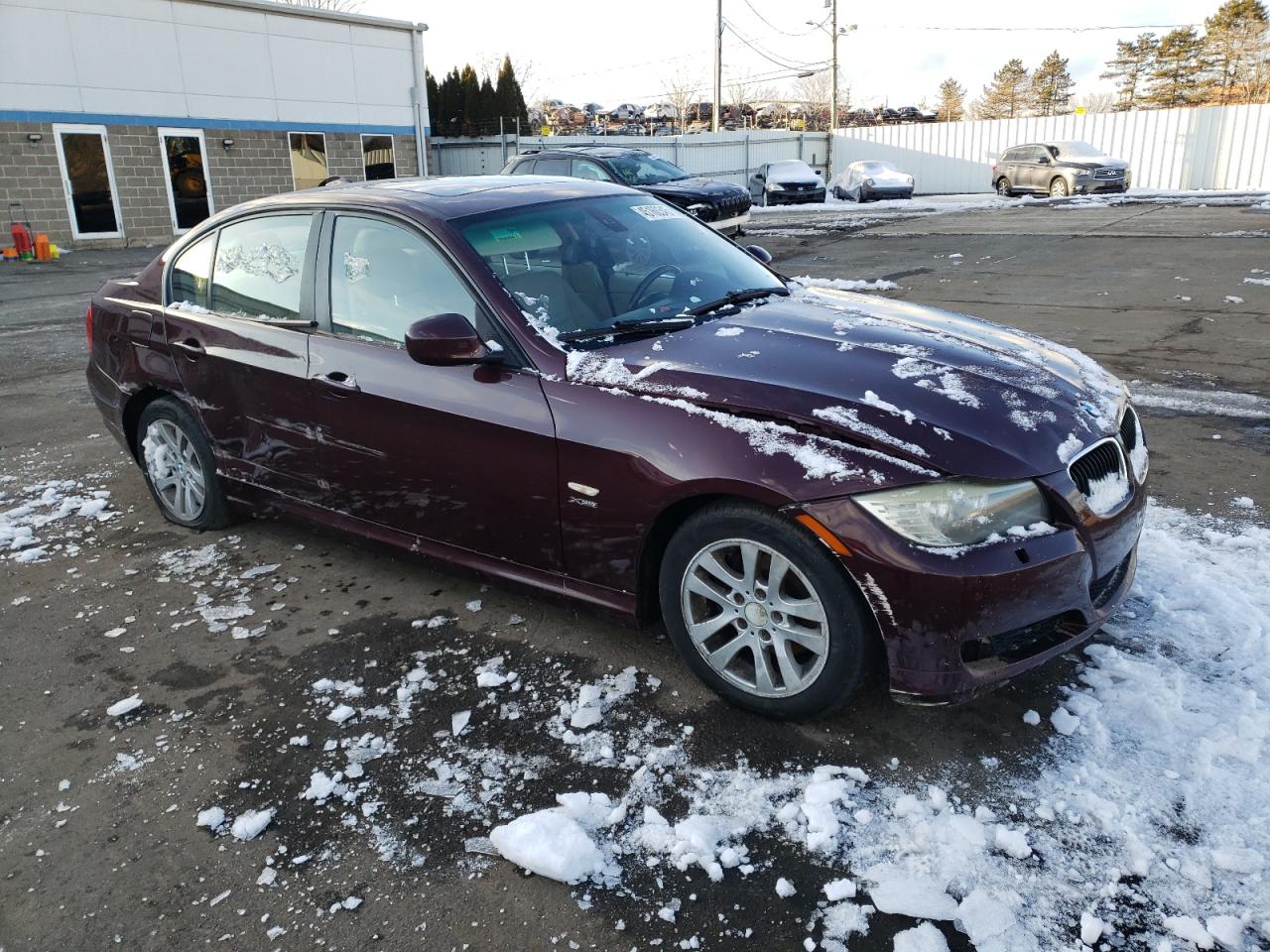 2010 BMW 3er VIN WBAPK5C55AA647919 Copart auction photo, side / rear end damage thumbnail 4