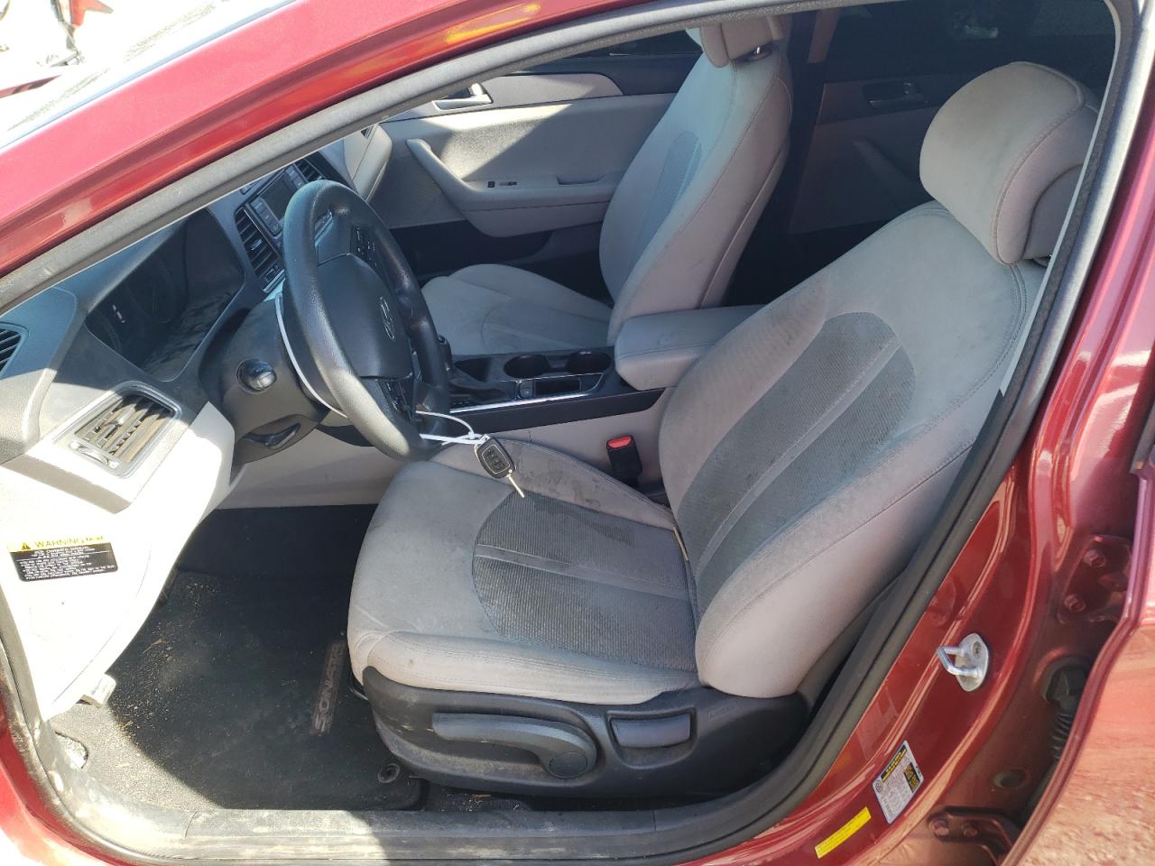 2015 Hyundai Sonata VIN 5NPE24AF0FH202598 Copart auction photo, side damage thumbnail 7