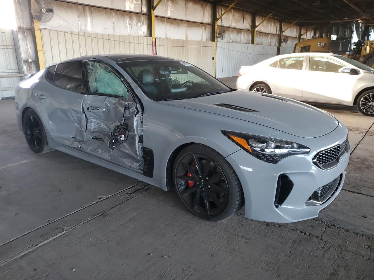 2022 KIA Stinger VIN KNAE55LC8N6111584 Copart auction photo, side damage thumbnail 4