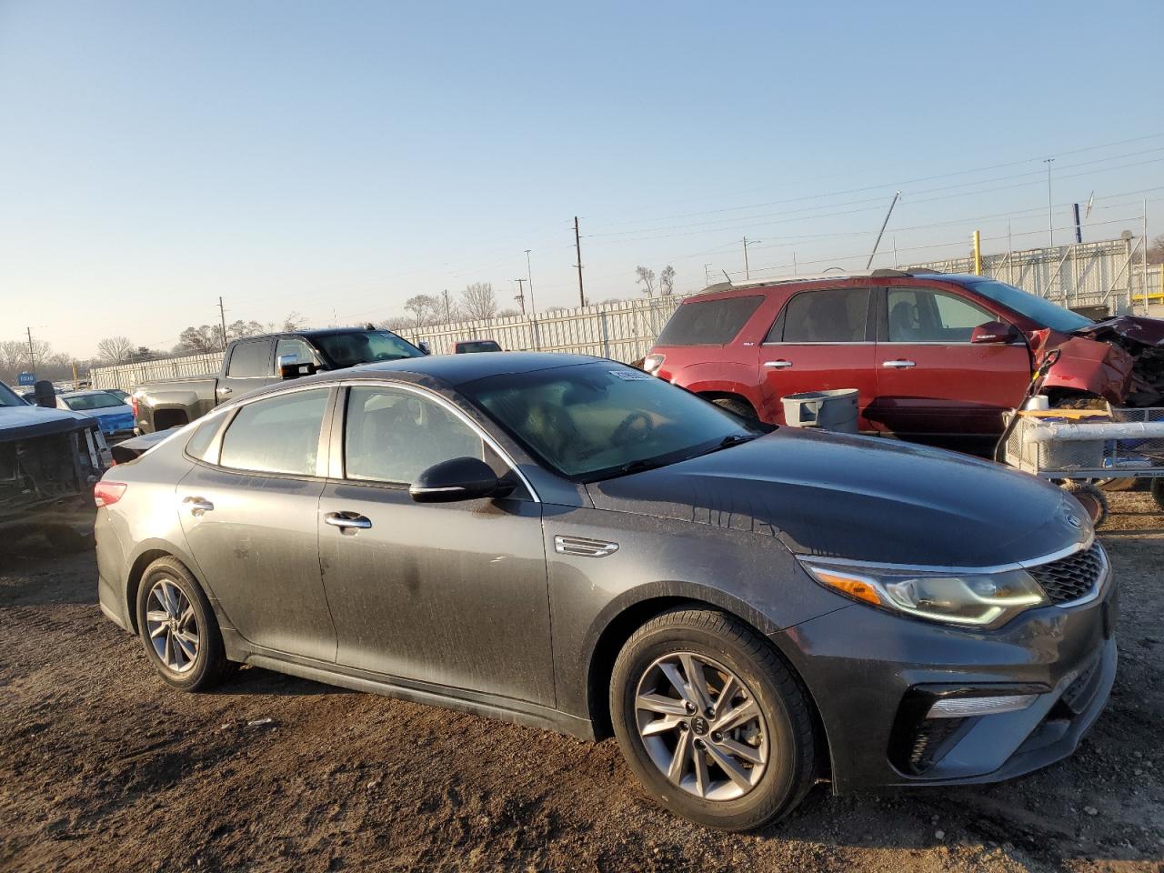 2020 KIA Optima VIN 5XXGT4L37LG435636 Copart auction photo, rear end damage thumbnail 4