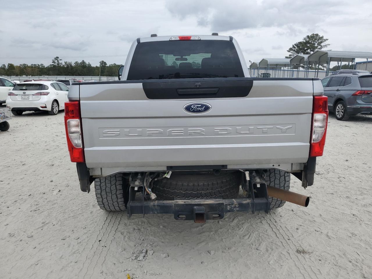 2021 Ford F250 VIN 1FT7W2BN7MEE02995 Copart auction photo, front end / rear end damage thumbnail 6